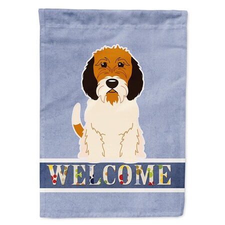 Carolines Treasures Petit Basset Griffon Veenden Welcome Flag Canvas House Size BB5660CHF